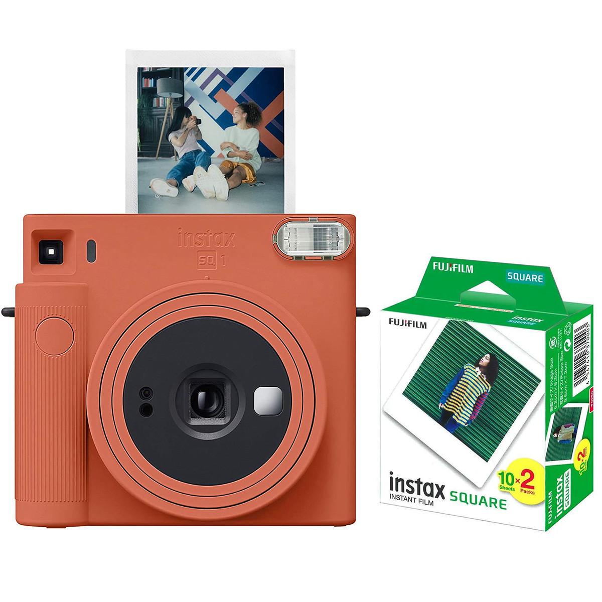 Фотоапарат Fujifilm Instax Square SQ1 та фотопапір на 20 аркушів Terracotta Orange (2516978272)
