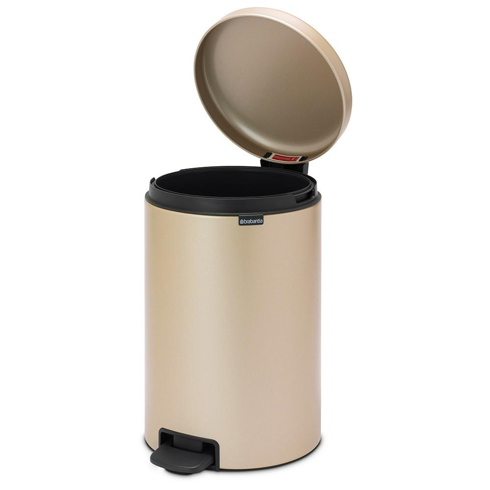 Бак для мусора Brabantia Pedal Bin NewIcon 20 л Бежевый (304460) - фото 4