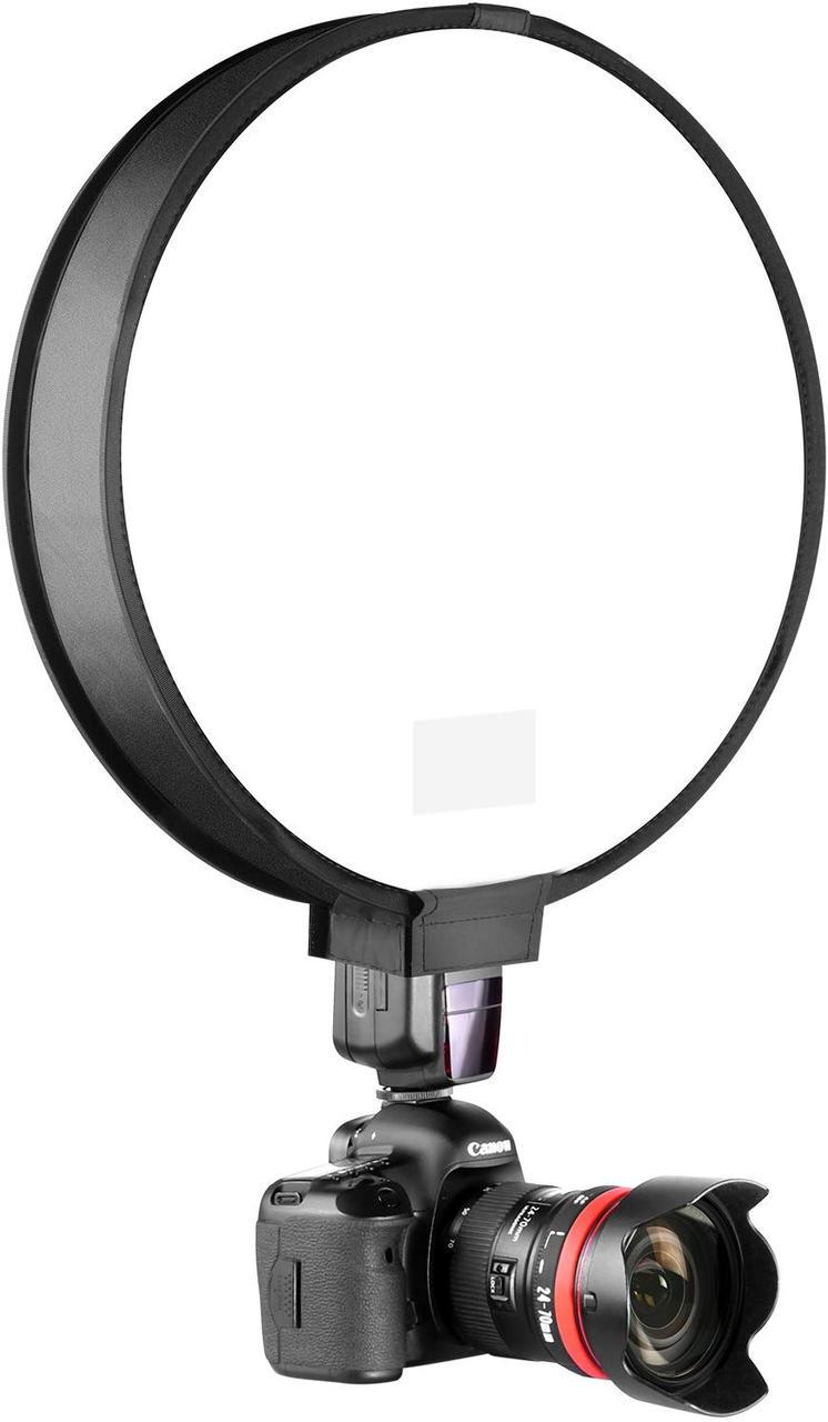 Круглый софтбокс рассеиватель диффузор Softbox для вспышек 40 см (1134196843)