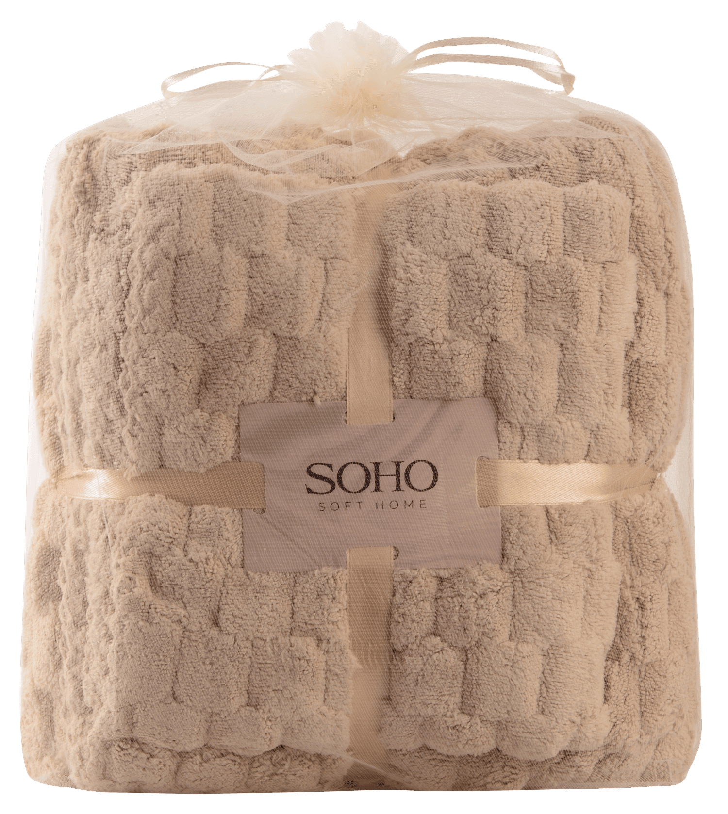 Набор банных полотенец SOHO микрофибра 35х75/70х140 см Sote Beige (35551923)