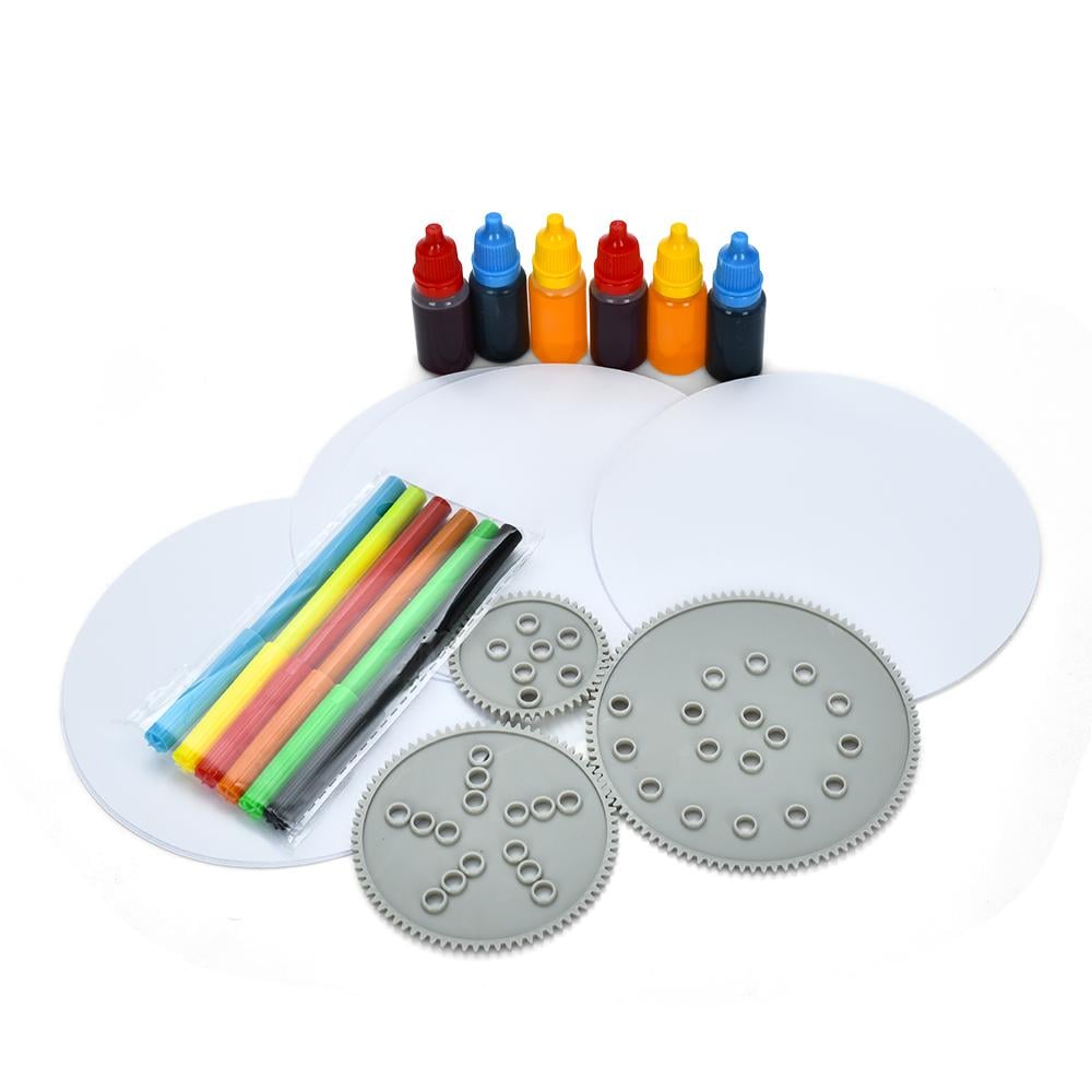 Набор для творчества Спирограф Спин-арт 49 элементов (27777841) - фото 2 Набор для творчества Спирограф Спин-арт 49 элементов (27777841) - фото 2