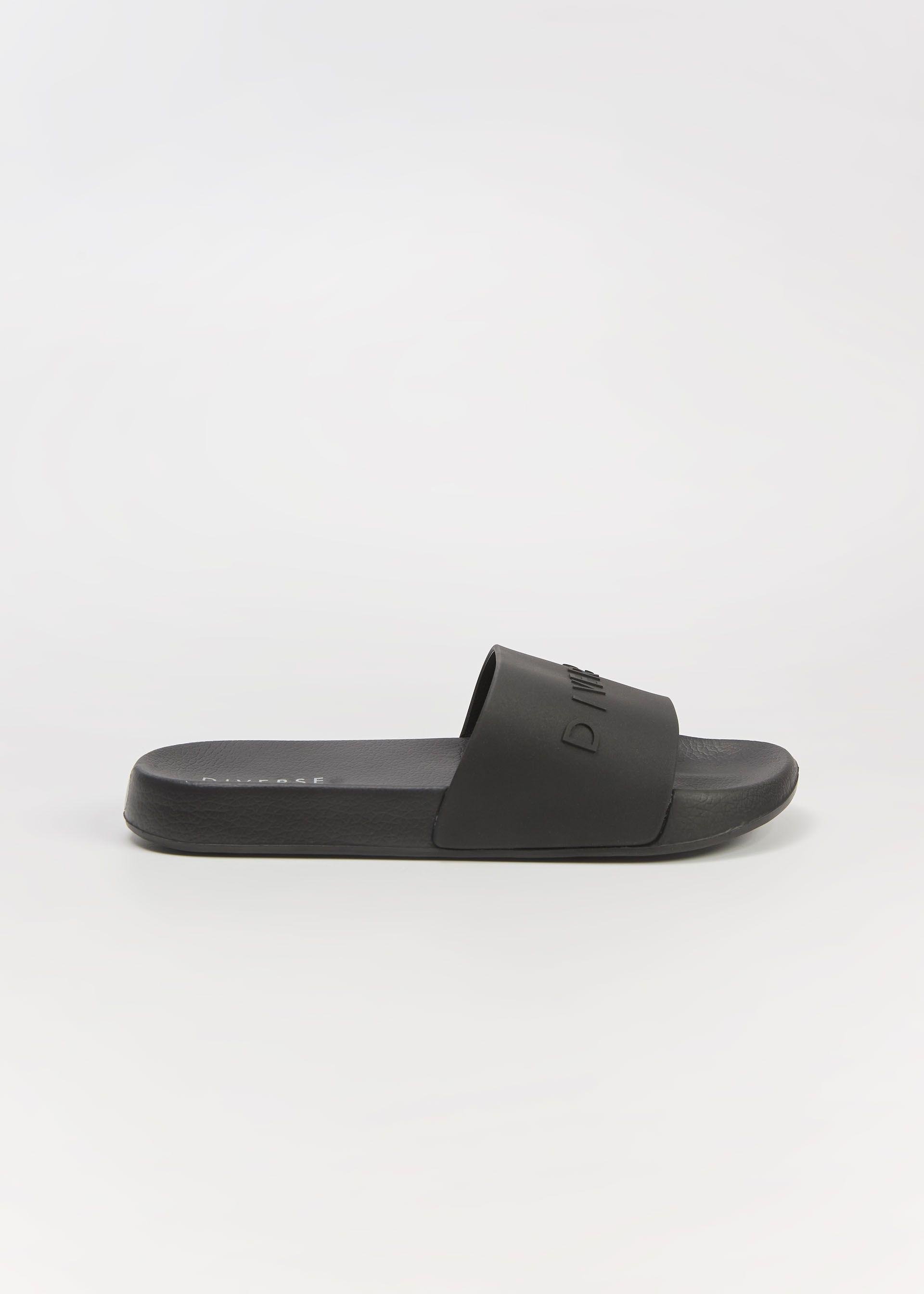 Шлепанцы женские для бассейна Diverse GRL р. 37 Черный (5905384148520) - фото 3