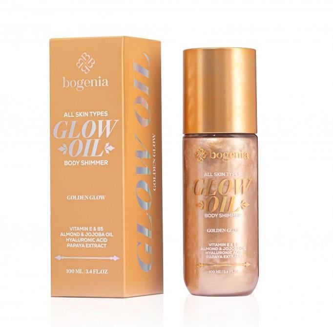 Масло-шиммер для тела Bogenia Glow Oil Body Shimmer Golden Glow 100 мл