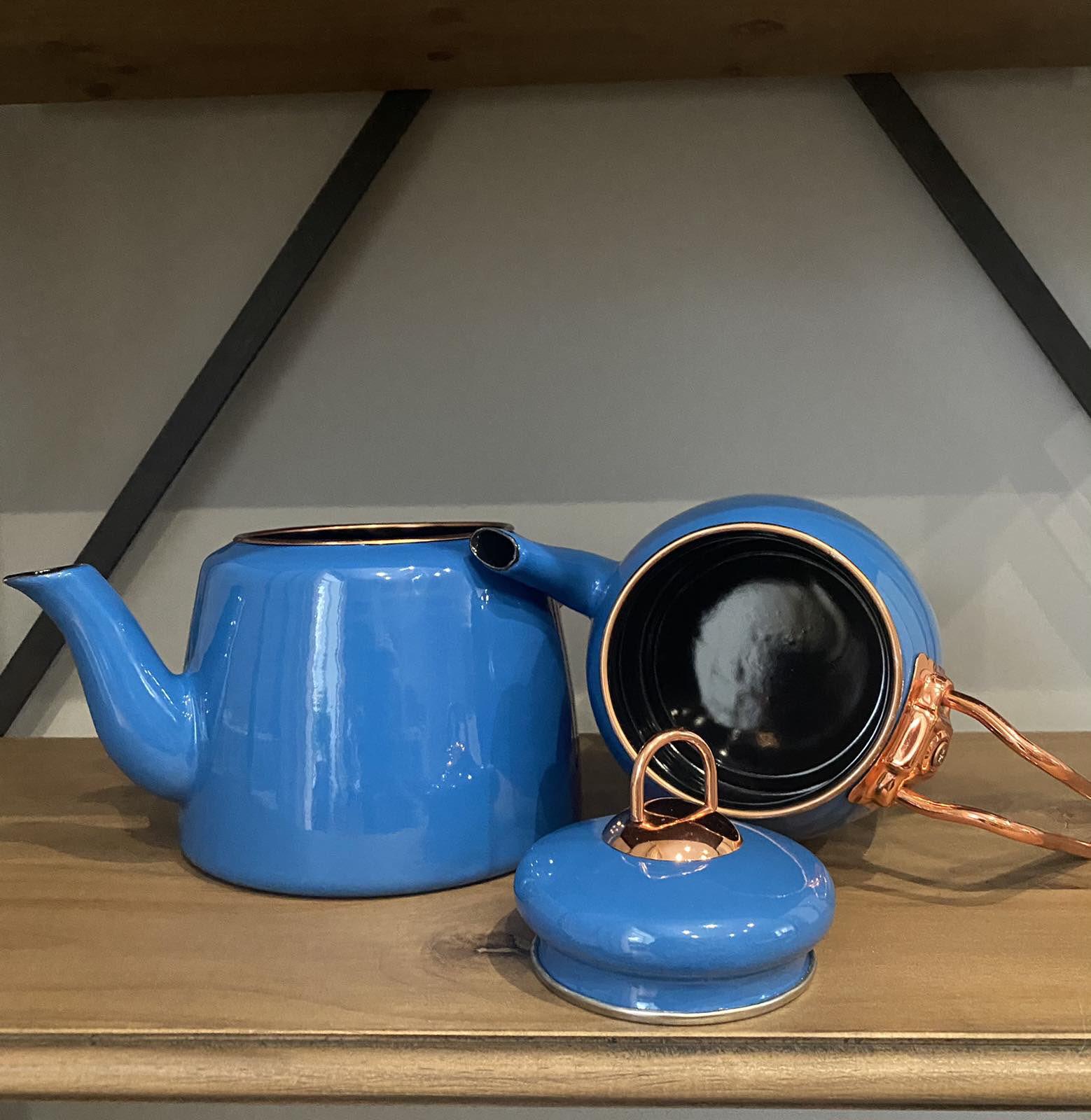 Чайник двойной Paçi-Elite Class 2,0/1,0 эмалированный Бирюзовый - фото 6 Чайник двойной Paçi-Elite Class 2,0/1,0 эмалированный Бирюзовый - фото 6