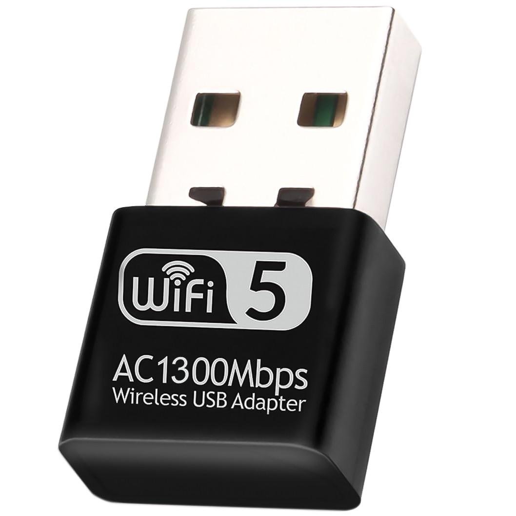 Адаптер сетевой Addap UWA-06 USB Wifi двухдиапазонный 2,4 ГГц/5 ГГц 1300 Мбит/с