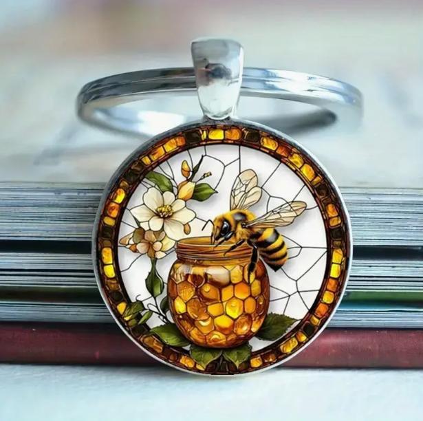 Брелок для ключей Пчела 3х6 см (EG0047)