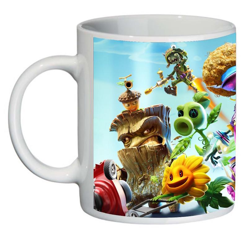 Чашка с принтом Растения против зомби 003 (2404220299)