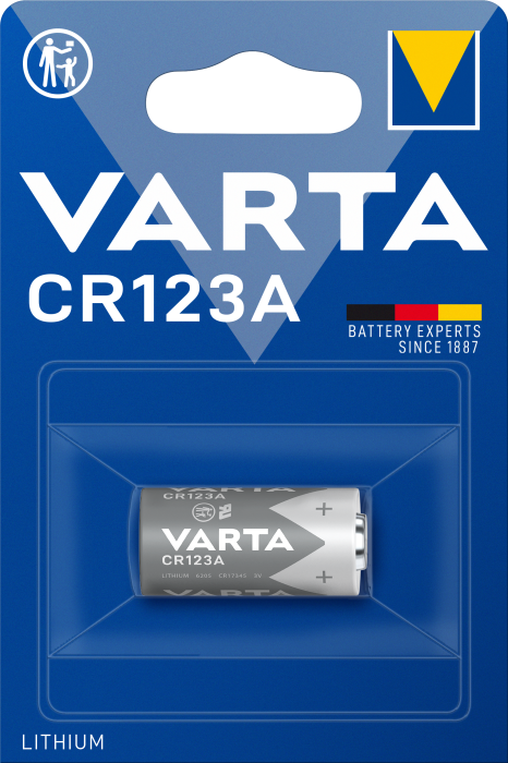 Батарейки Varta CR 123A Lithium 1 шт. (1610333987) - фото 1