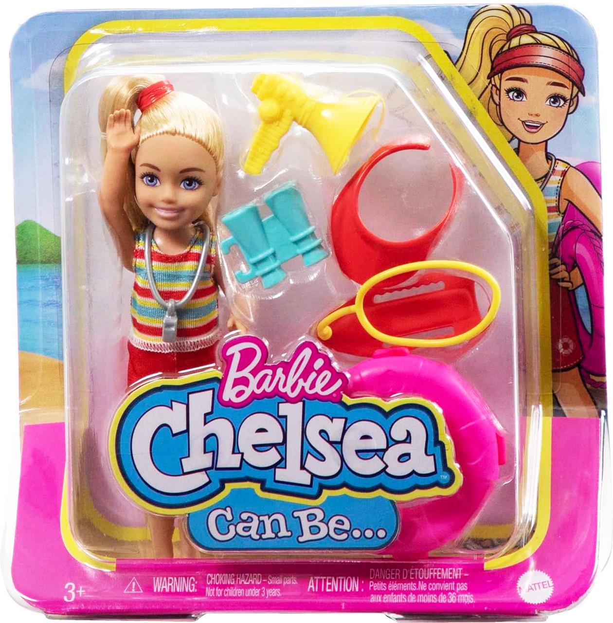 Игровой набор Barbie кукла Челси Спасатель на воде (HKD94)