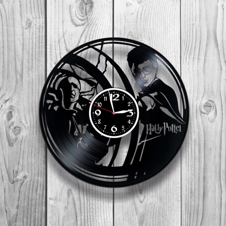 Часы настенные Harry Potter 0318 из виниловой пластинки