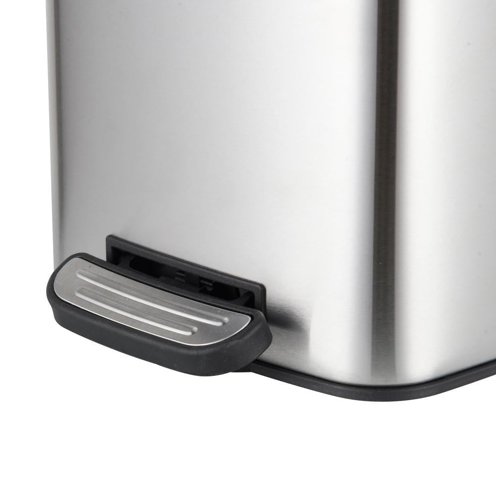Ведро для мусора Zerix Kubix-TC0108 прямоугольное 8 л Нержавеющая сталь (ZX5891) - фото 4 Ведро для мусора Zerix Kubix-TC0108 прямоугольное 8 л Нержавеющая сталь (ZX5891) - фото 4
