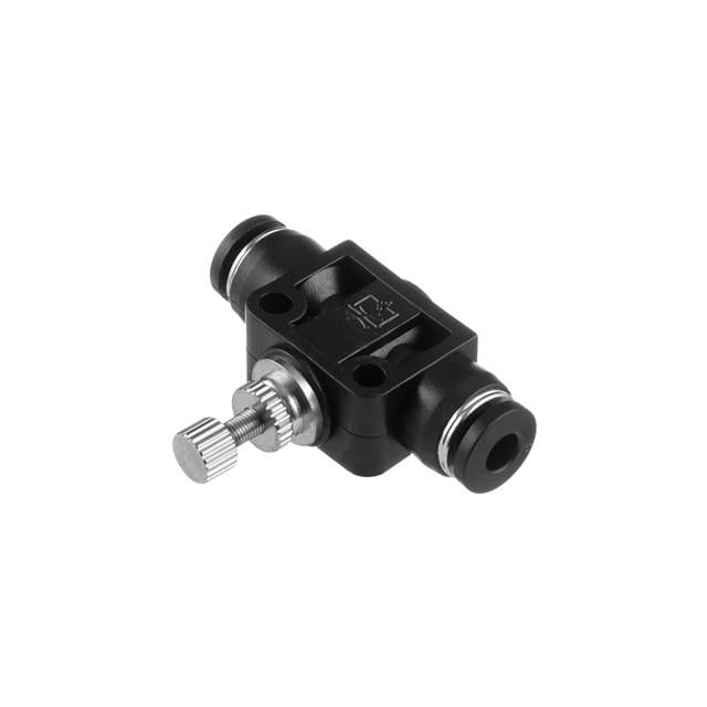 Соединение цанговое Intertool PT-2395 прямое с регулятором для полиуретановых и других шлангов 4х4 мм.