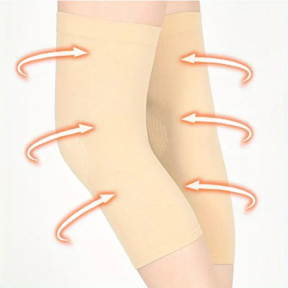 Наколінники компресійні еластичні унісекс 2 шт. OS Бежевий (3000003819) - фото 3 Наколінники компресійні еластичні унісекс 2 шт. OS Бежевий (3000003819) - фото 3