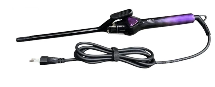 Плойка для волосся VGR V-573 PURPLE з LED дисплеєм