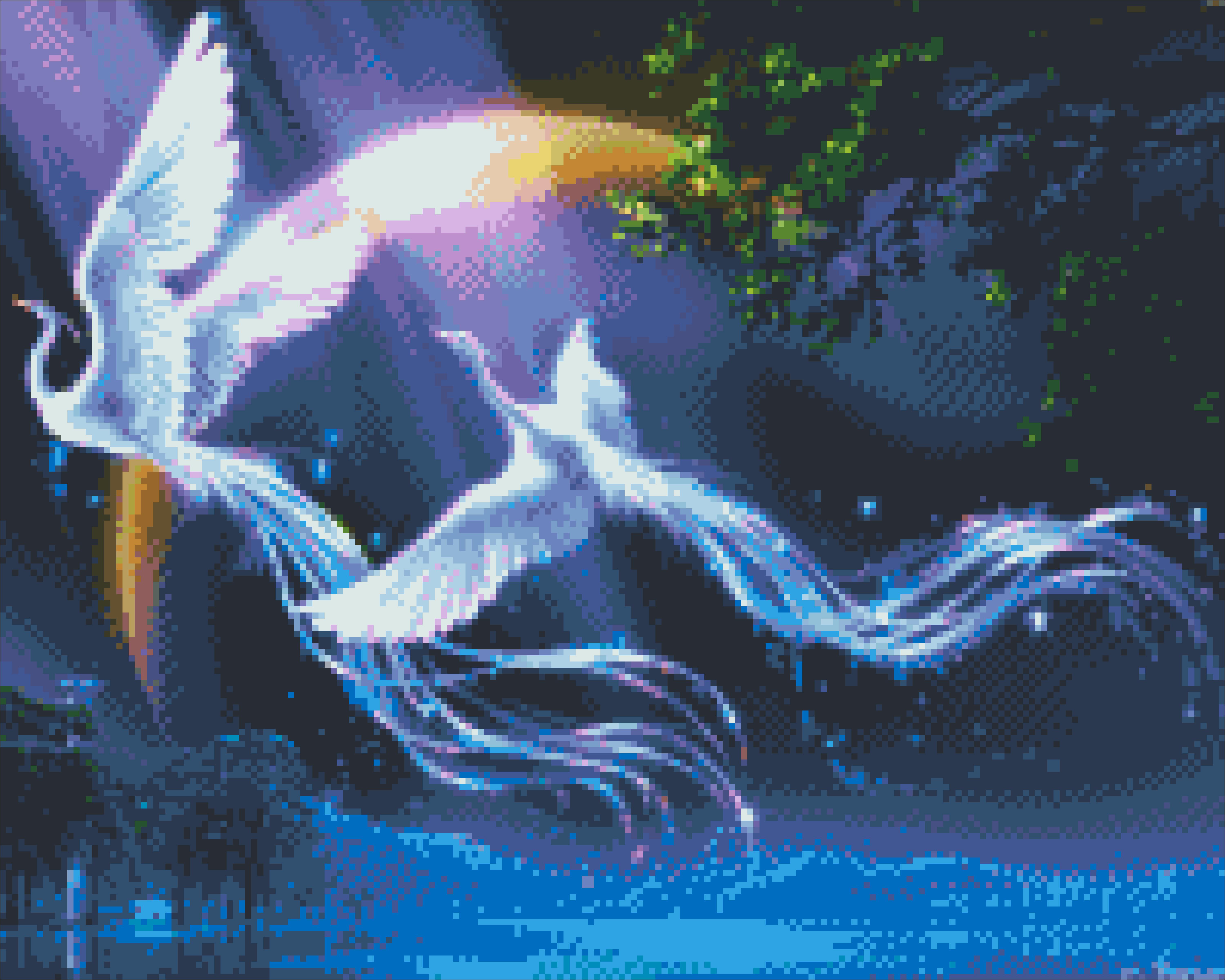 Набор алмазной мозаики Ночные птицы без подрамника 40х50 см (АЛМ-088) - фото 2 Набор алмазной мозаики Ночные птицы без подрамника 40х50 см (АЛМ-088) - фото 2