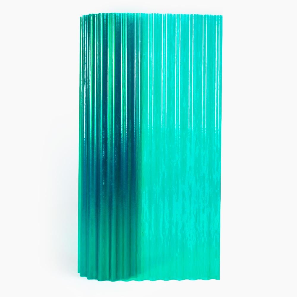 Шифер прозрачный PolyRoll волна 2,5 м x 0,6 мм Зеленый (PRGC25)