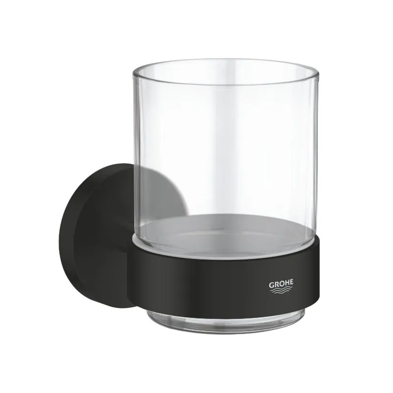 Склянка скляна з тримачем Grohe Essentials (1022562430)