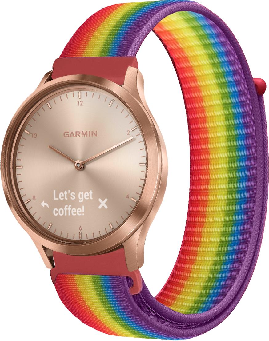 Ремінець нейлоновий Sport Loop для Garmin Vivomove HR Rainbow (26875-6B) Ремінець нейлоновий Sport Loop для Garmin Vivomove HR Rainbow (26875-6B)
