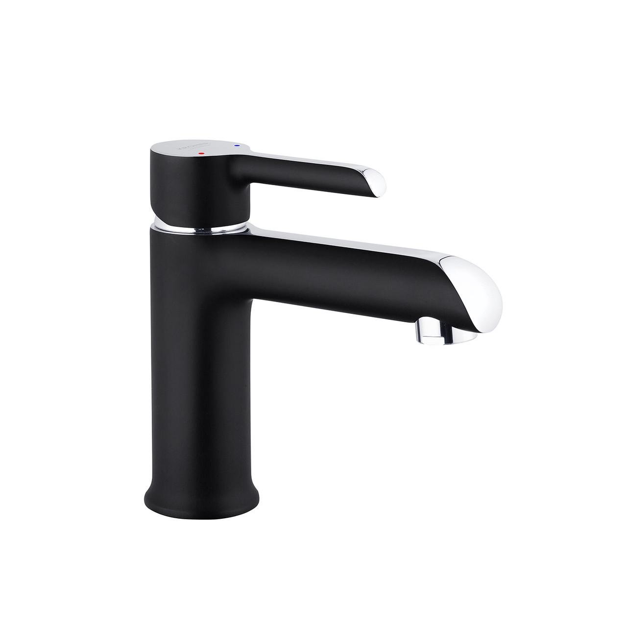 Смеситель для раковины Kroner KRP Essen SCH010 Черный/Хром (CV024322)