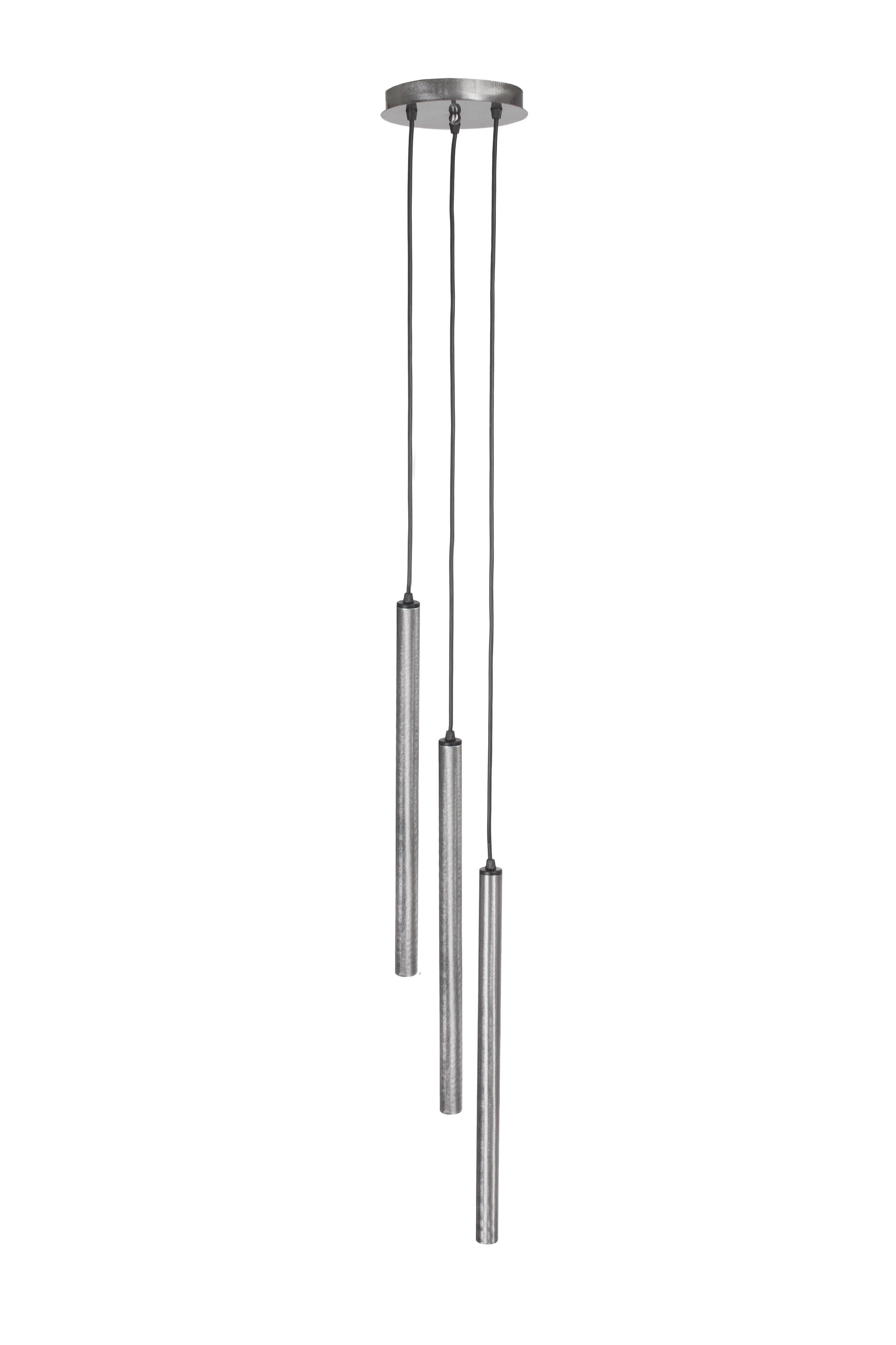 Светильник подвесной MSK Electric Beatrice NL 3045-3R CR на круглой основе Серебряный