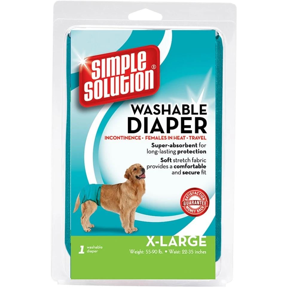 Трусы гигиенические SIMPLE SOLUTION Washable Diaper X-Large для многоразового использования для собак 1 шт. (ss10595) Трусы гигиенические SIMPLE SOLUTION Washable Diaper X-Large для многоразового использования для собак 1 шт. (ss10595)
