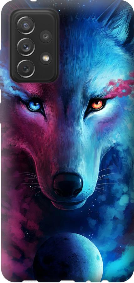 Чехол на Samsung Galaxy A72 A725F Арт-волк (3999t-2247-42517)