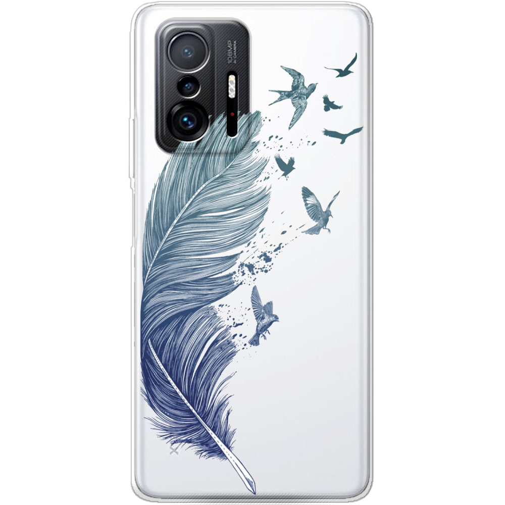 Чехол BoxFace Xiaomi 11T / 11T Pro Feather Прозрачный силикон (43423-cc38-43423)