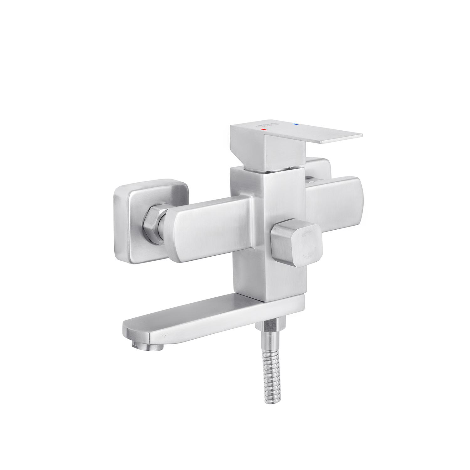 Смеситель-кран для ванной Kroner KRP Edelstahl Kubus ESG060 (KR23012Y) - фото 4 Смеситель-кран для ванной Kroner KRP Edelstahl Kubus ESG060 (KR23012Y) - фото 4