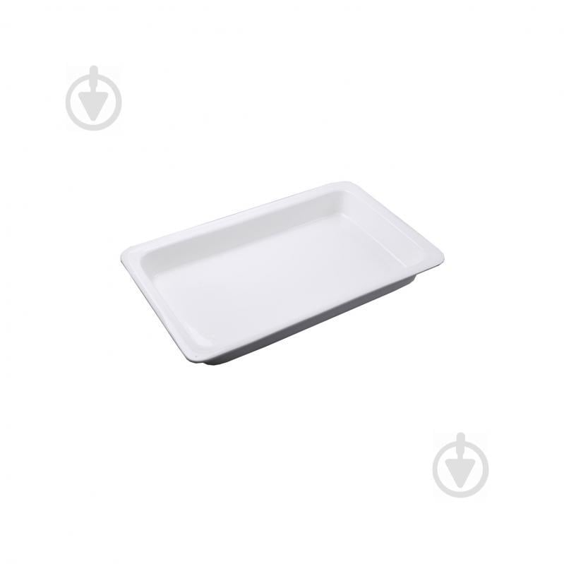 Гастроемкость PrestoWare GN 1/1-65 мм фарфоровая Белая (56275)