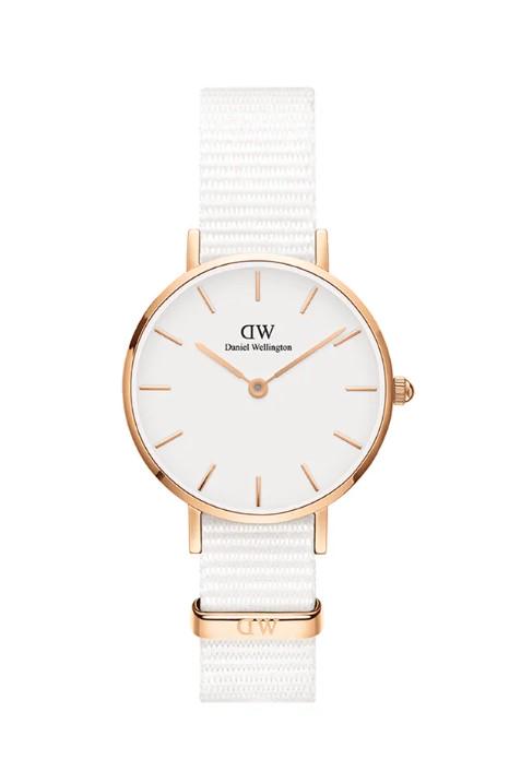 Часы кварцевые Daniel Wellington DW00100313 Petite 28 Dover RG White