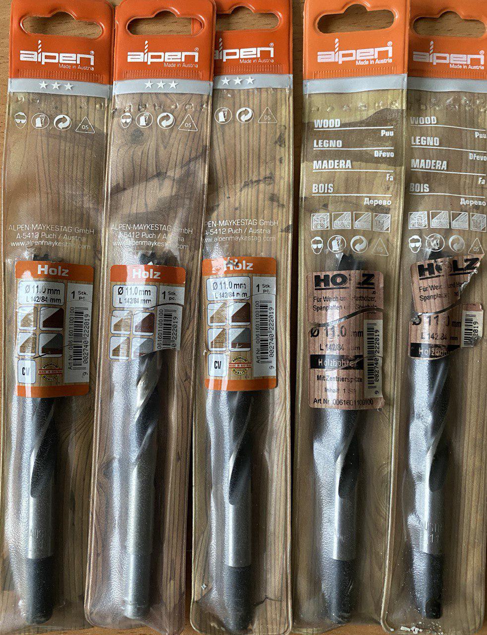 Свердло по дереву Alpen CV Holz Ø11 мм (0061601100100У) - фото 2 Свердло по дереву Alpen CV Holz Ø11 мм (0061601100100У) - фото 2