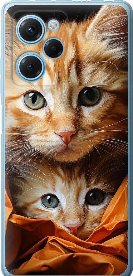 Чехол на Xiaomi Poco X5 Pro 5G Котики 2 (5664u-3027-42517) Чехол на Xiaomi Poco X5 Pro 5G Котики 2 (5664u-3027-42517)
