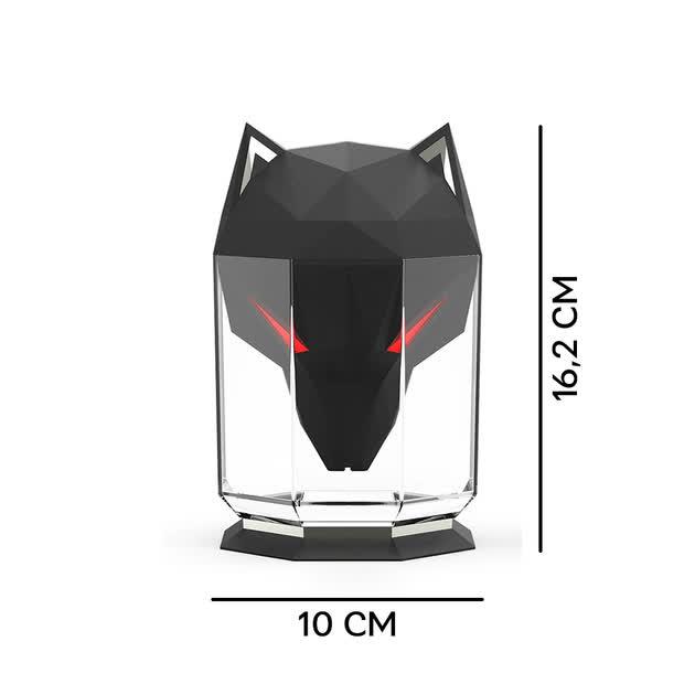 Увлажнитель воздуха портативный Kinscoter Guardian Wolf SH-L162 аромадиффузор 650 мл Black (29717526) - фото 4 Увлажнитель воздуха портативный Kinscoter Guardian Wolf SH-L162 аромадиффузор 650 мл Black (29717526) - фото 4