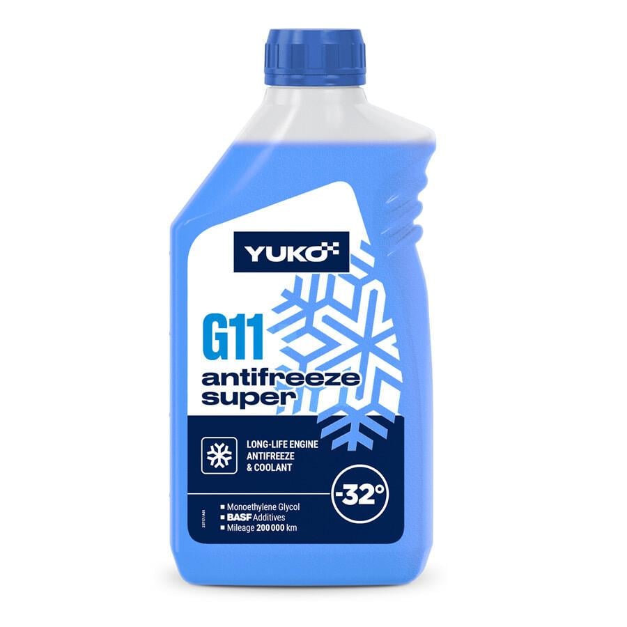 Антифриз YUKO Super G11 -32°С 1 л Синий (4823110404393)