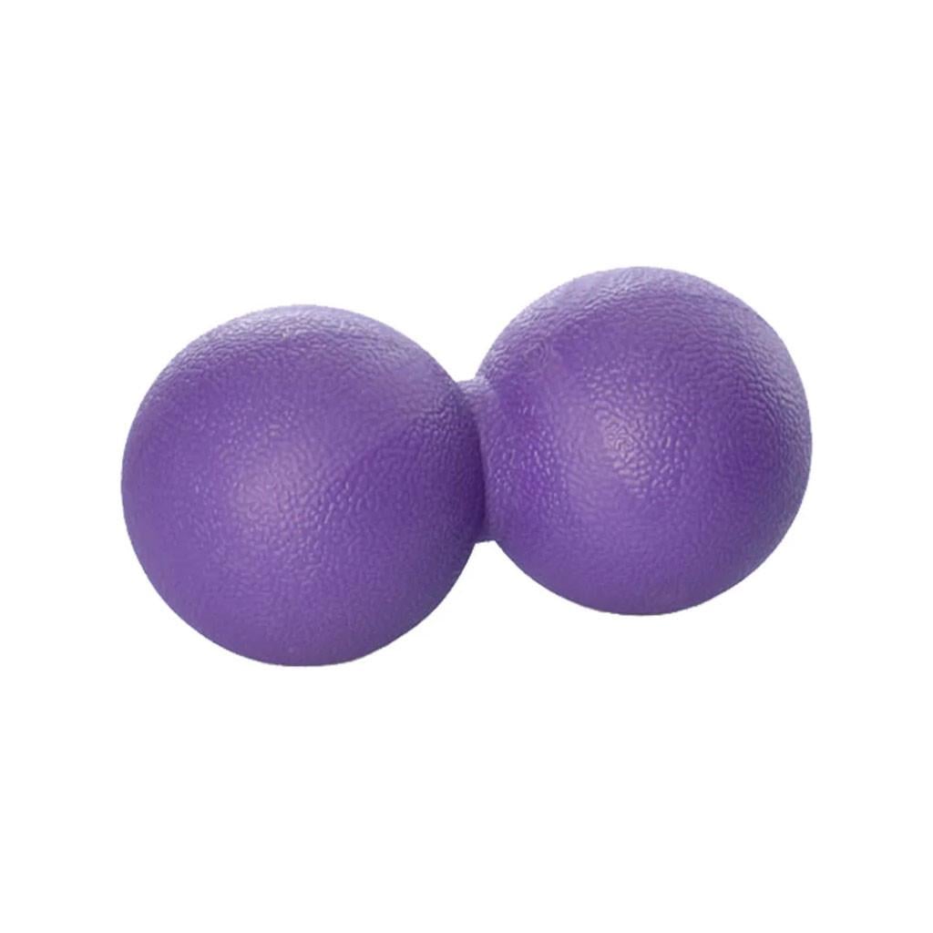 Мяч массажер двойной МФР миофасциального релиза эспандер кистевой TPE 270 г 12х6 см