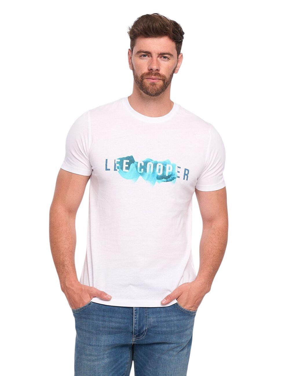 Футболка мужская Lee Cooper 10196469.101 L Белый (5942723048936)