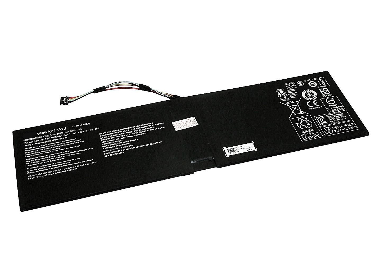 Аккумулятор для ноутбука Acer AP17A7J Swift 7 SF714-51T 7.72V 4580 mAh (074295)