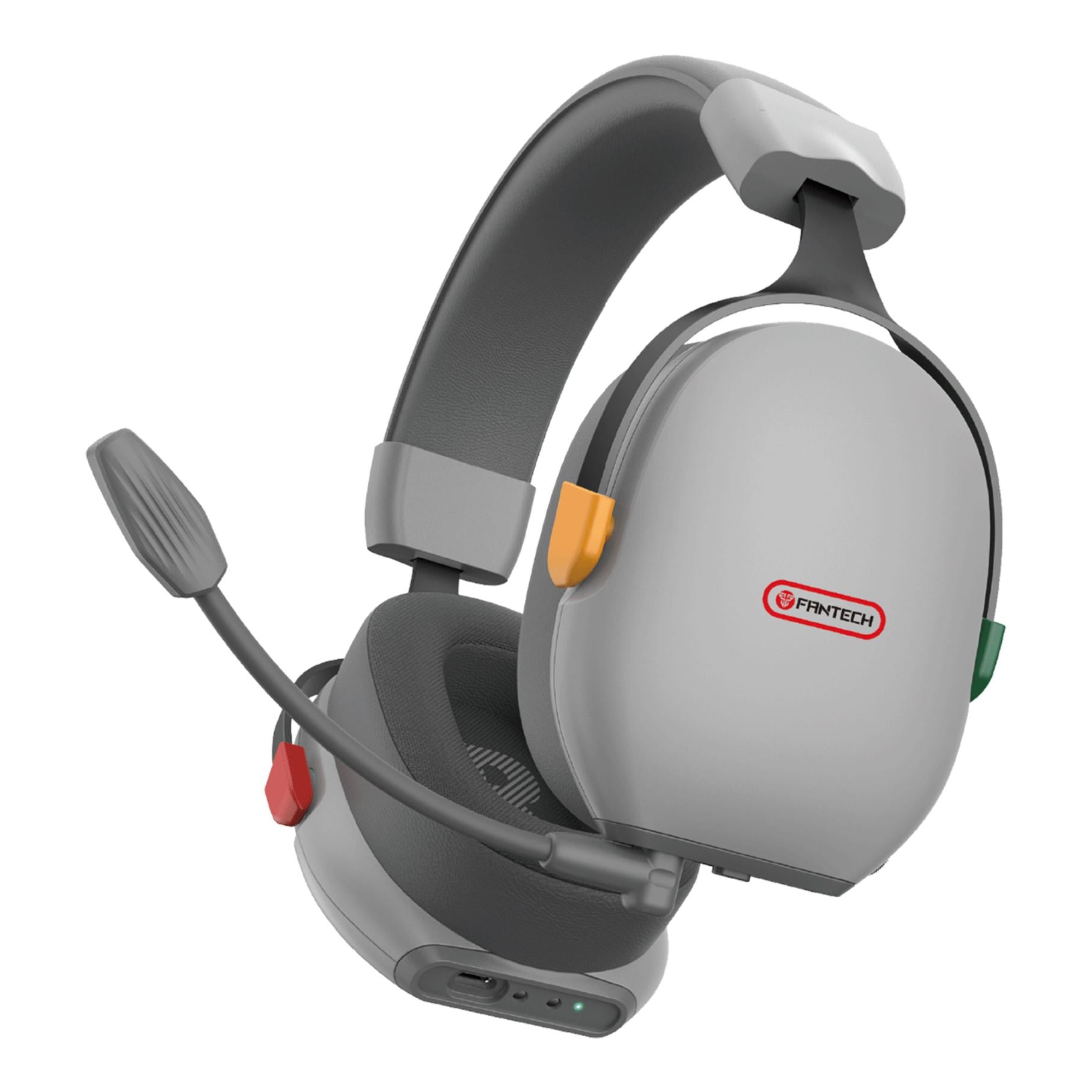 Наушники игровые накладные Fantech WHG06 Carbon Pro 3 Modes Wired/BT/2.4Ghz/1000mAh/48h Серый (fb4cebb1)