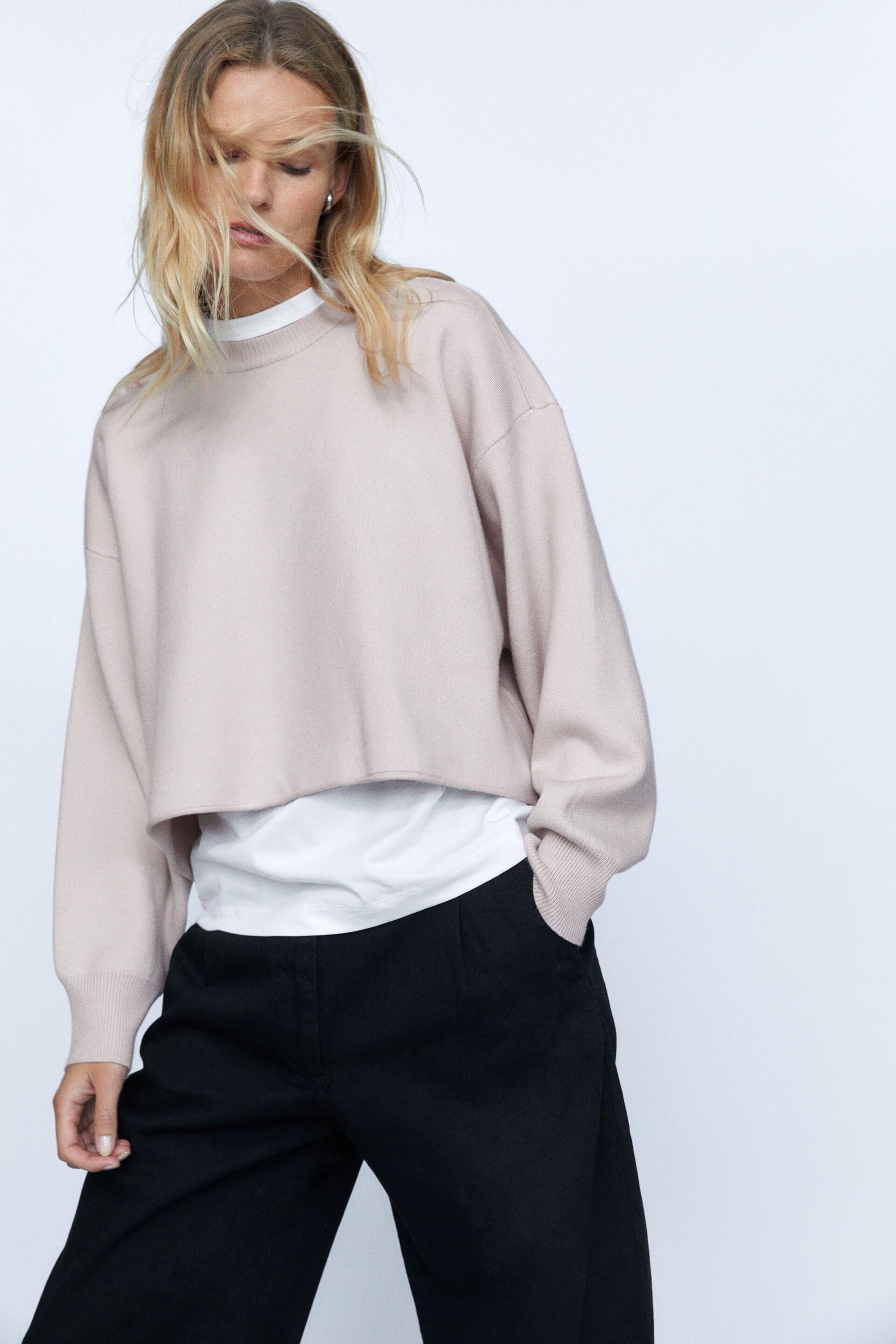Джемпер Zara XL Светло-розовый (3089458063)