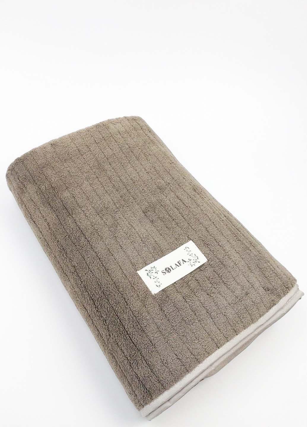 Полотенце банное микрофибра 140х70 см Хаки (67б-6)