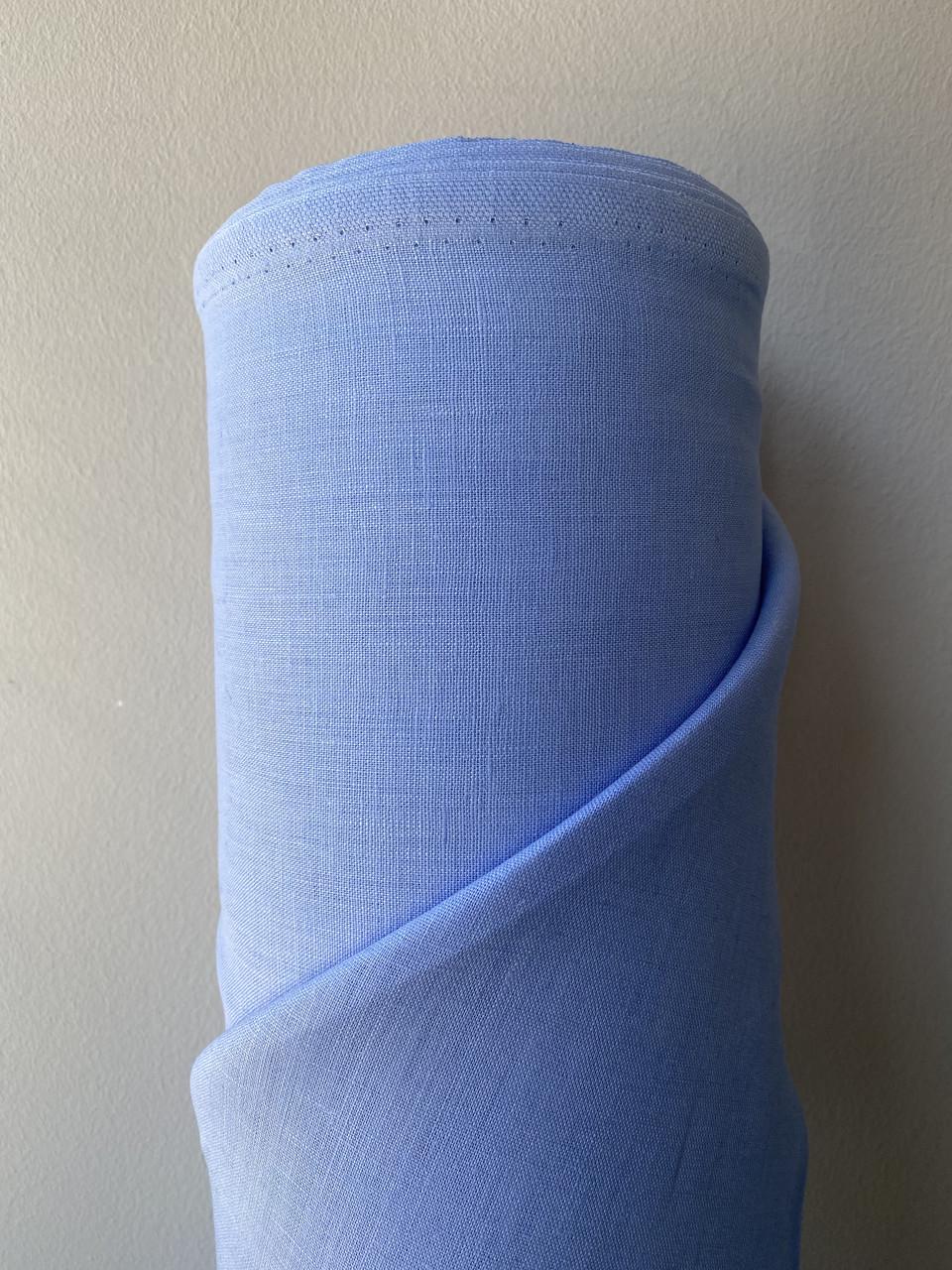Ткань LINEN PLUS 100% лен 143 см 435 Волошковый
