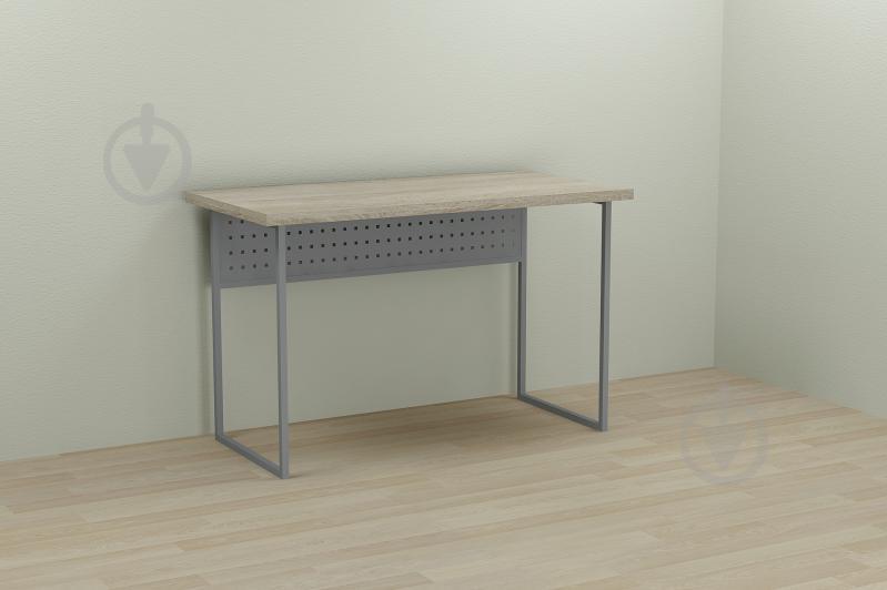 Комп'ютерний стіл Ferrum-decor Майк 75x100x60 сірий ДСП Дуб Сонома 32мм