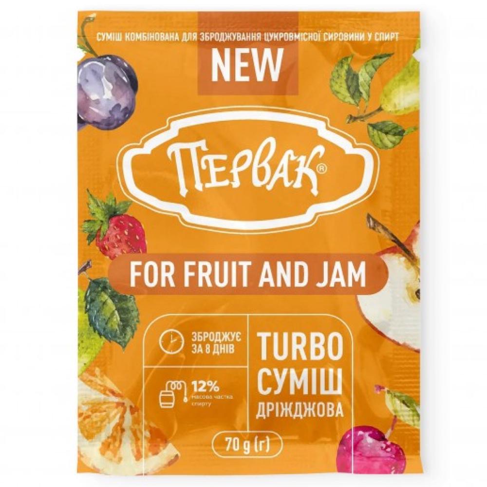Турбо-дрожжи Первак на 25 л для фруктовых браг 70 г (29675095)