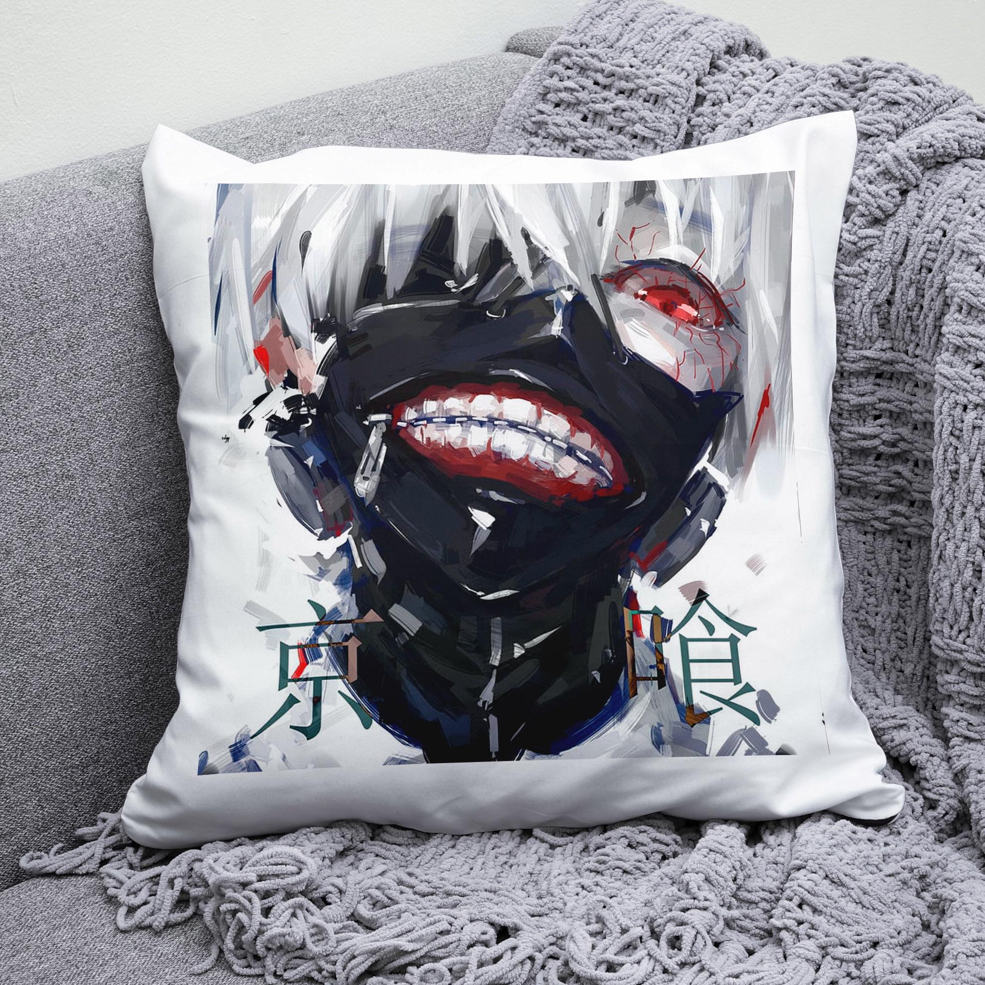 Плюшевая подушка квадрат с принтом аниме Tokyo Ghoul "2