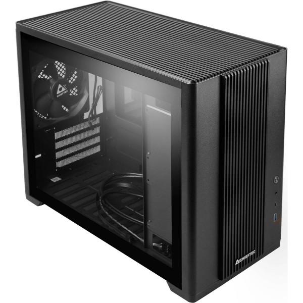 Корпус для компьютера Chieftec UNI BX-10B-M-OP mATX no PSU micro ATX/Mini-ITX USB3.2 Black - фото 8