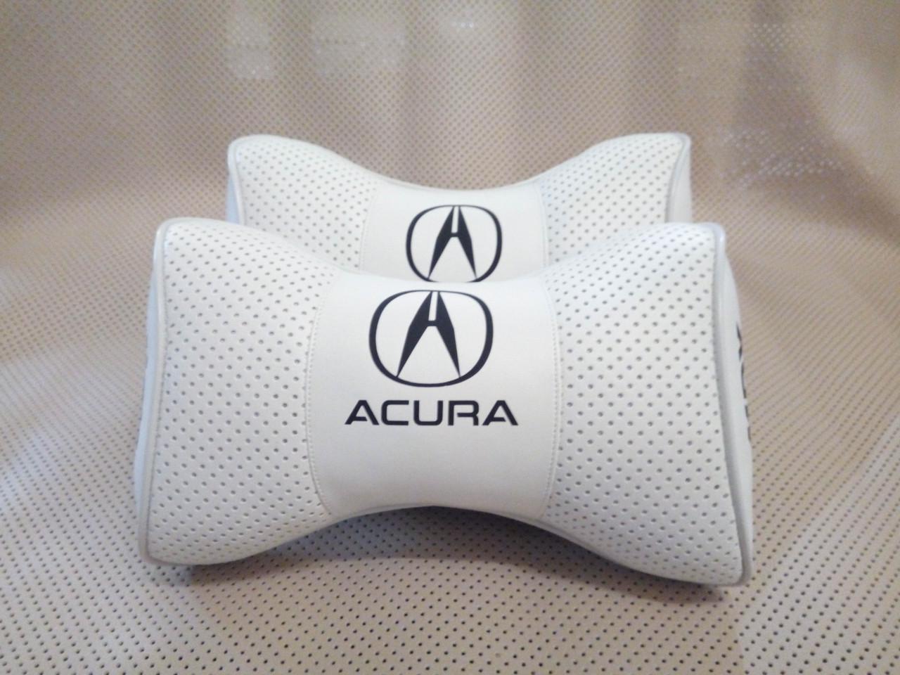 Подушка на подголовник авто Acura 2 шт. (00105)