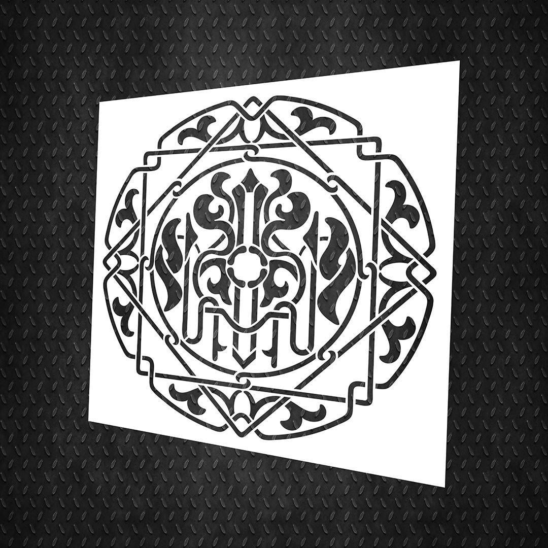 Трафарет многоразовый DFA Восточный узор 43 для штукатурки и краски (V00043)