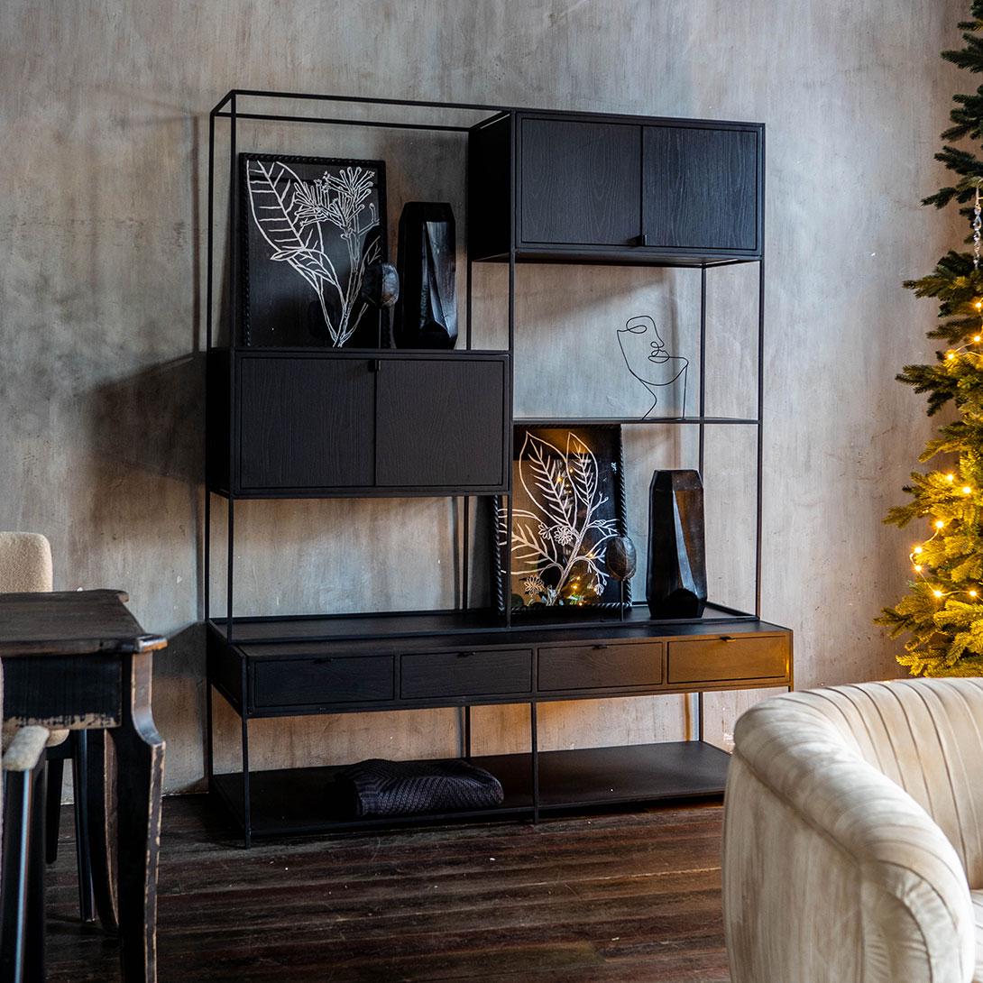 Стеллаж в стиле лофт EcoLoft (IN-2762)