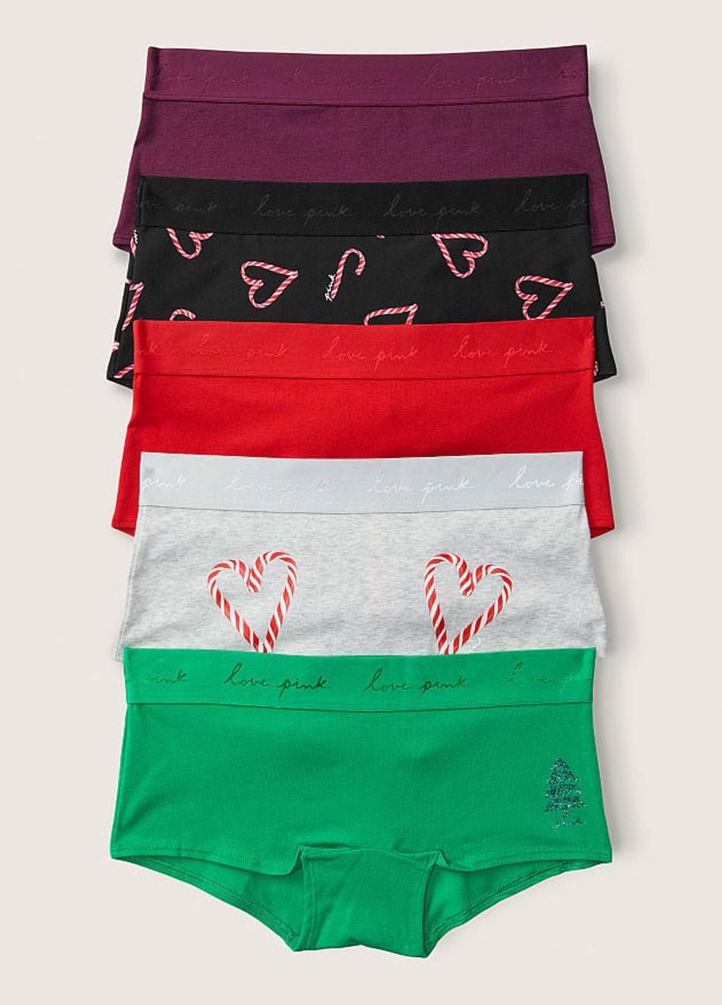 Набор женских трусов Victoria's Secret 3560000411687S8CM M 5 шт. Разноцветный (56952319) Набор женских трусов Victoria's Secret 3560000411687S8CM M 5 шт. Разноцветный (56952319)