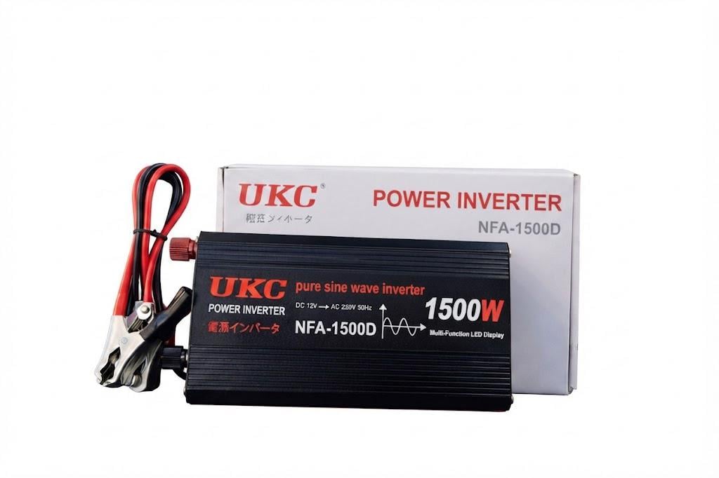Автомобильный инвертор UKC 2хUSB чистая синусоида 1500 Вт 12-220V (37520585) Автомобильный инвертор UKC 2хUSB чистая синусоида 1500 Вт 12-220V (37520585)